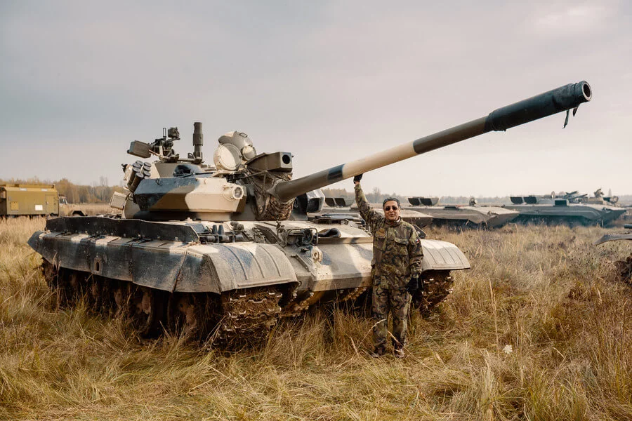 Řízení bojového tanku T-55 - 60 minut